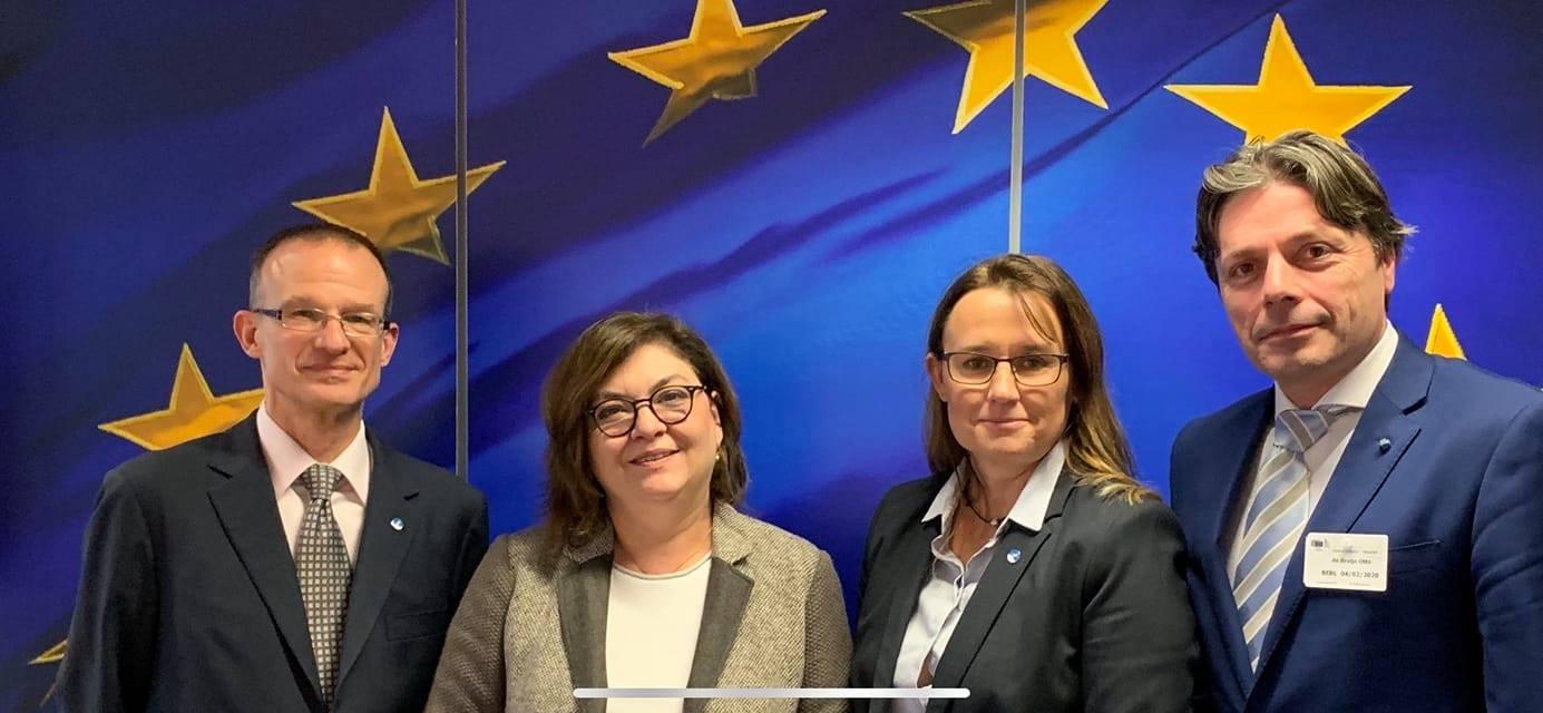 First face-to-face meeting between EU Transport Commissioner Valean & ECA, Feb 2020
